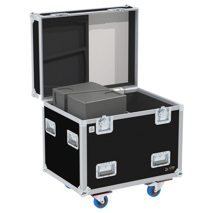 Flight Case 2x D&B Y7P - WHEELS