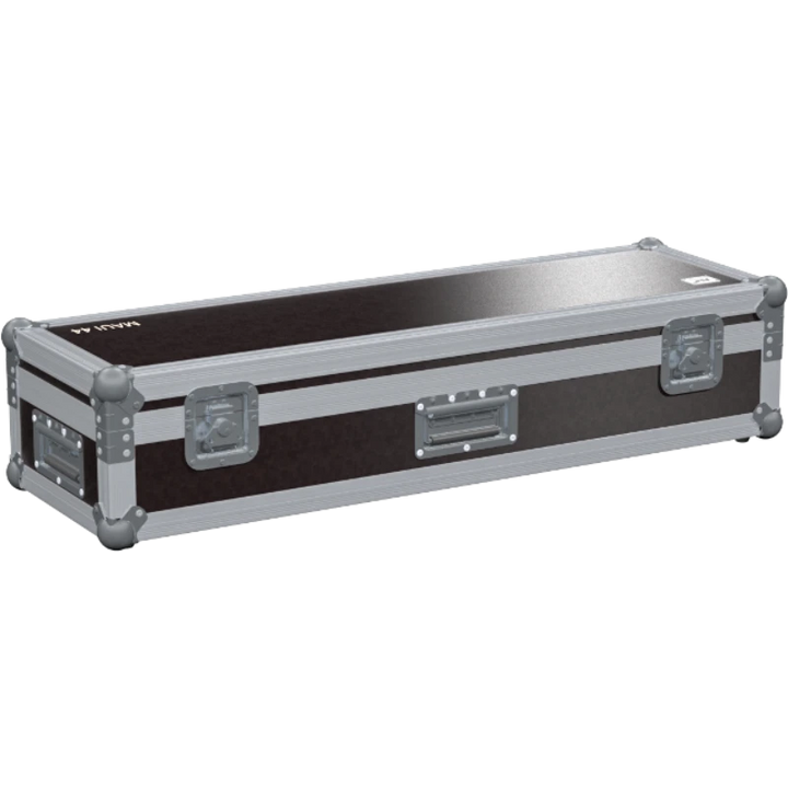 Front view of the professional twin touring flight case for 2x LD Systems MAUI 44 subwoofers by ALP Flight Cases