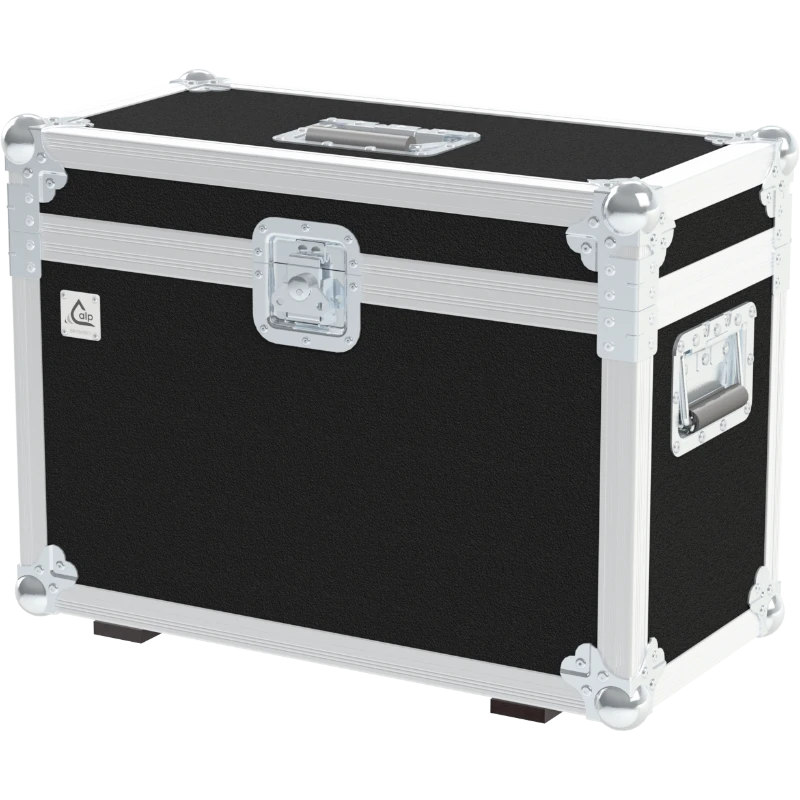 Front view of the professional flight case for two portable computers by ALP Flight Cases