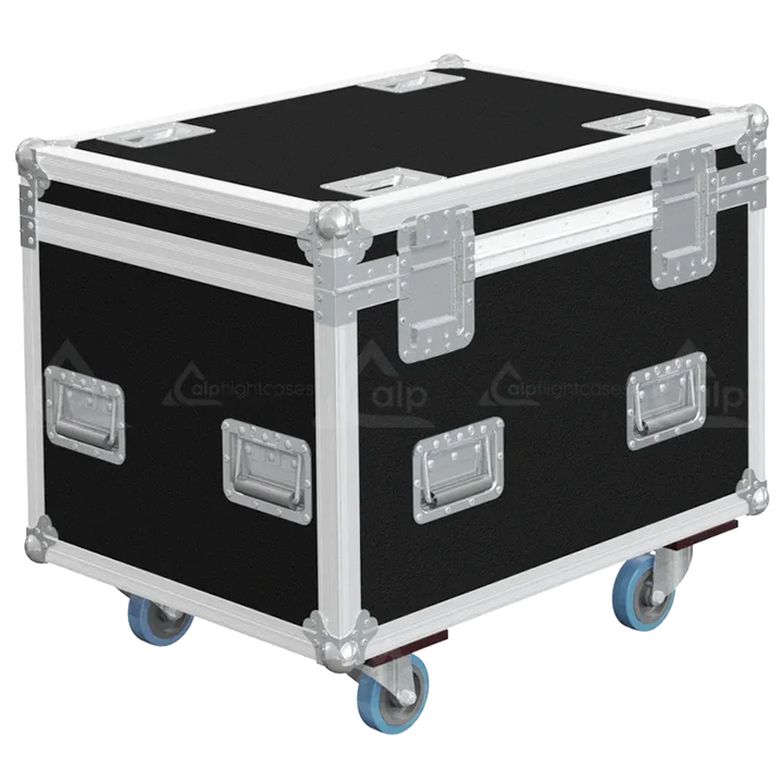 Rear view of the Chauvet strobe case showing the 10mm birch plywood and stacking dishes