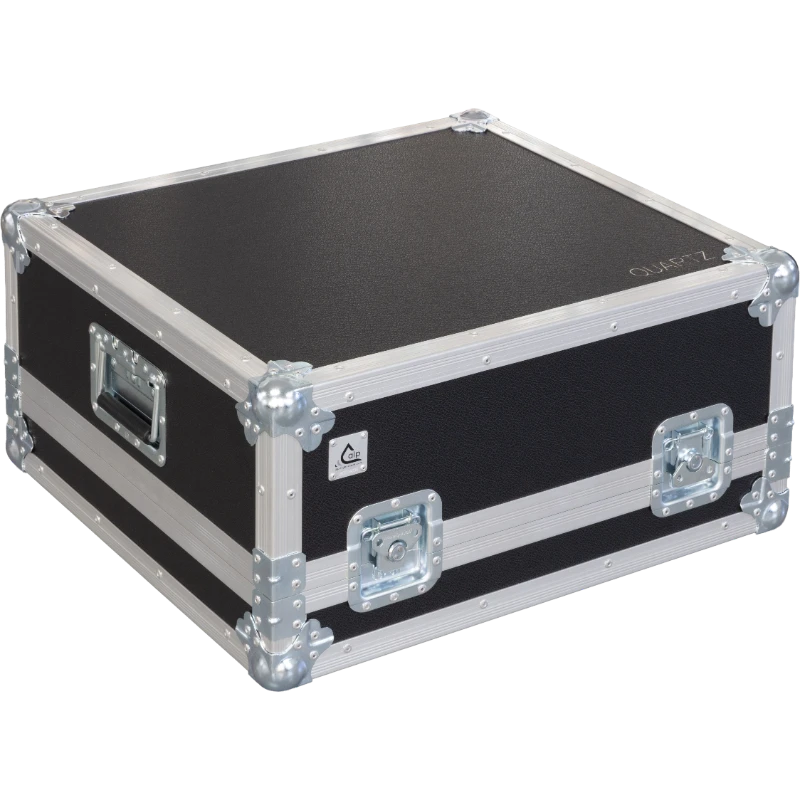 Front view of the professional flight case for AVOLITES QUARTZ lighting console by ALP Flight Cases