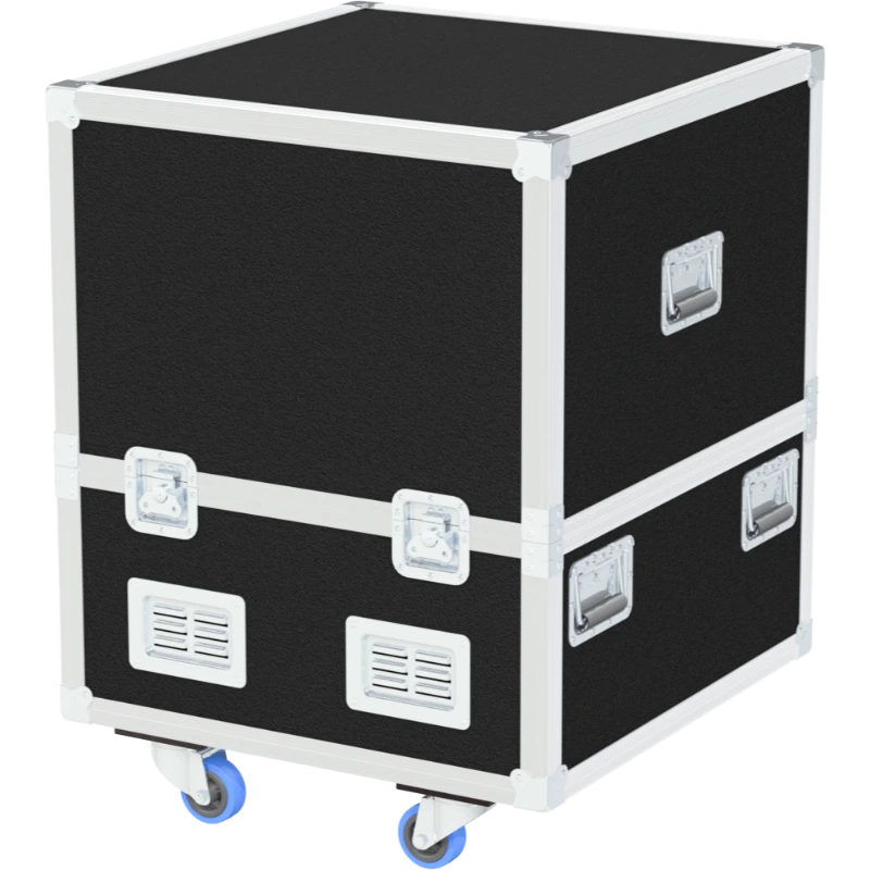 Front view of the professional flight case for Cocoon Medical Elysion Pro by ALP Flight Cases
