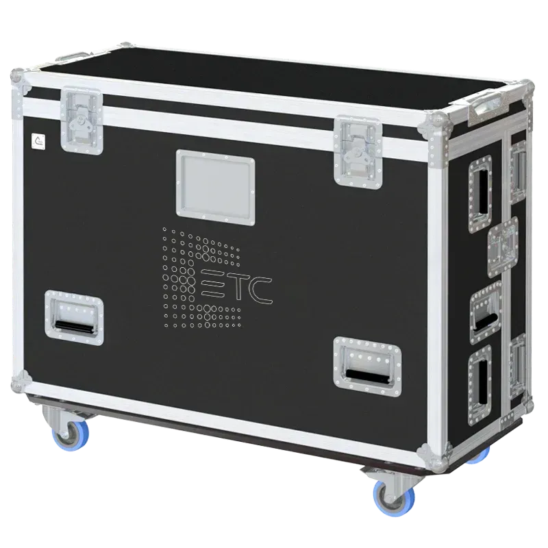 Front view of the professional flight case for ETC High End Systems Road Hog 4 by ALP Flight Cases
