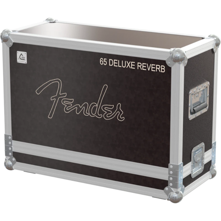 Front view of the professional flight case for Fender '65 Deluxe Reverb combo by ALP Flight Cases