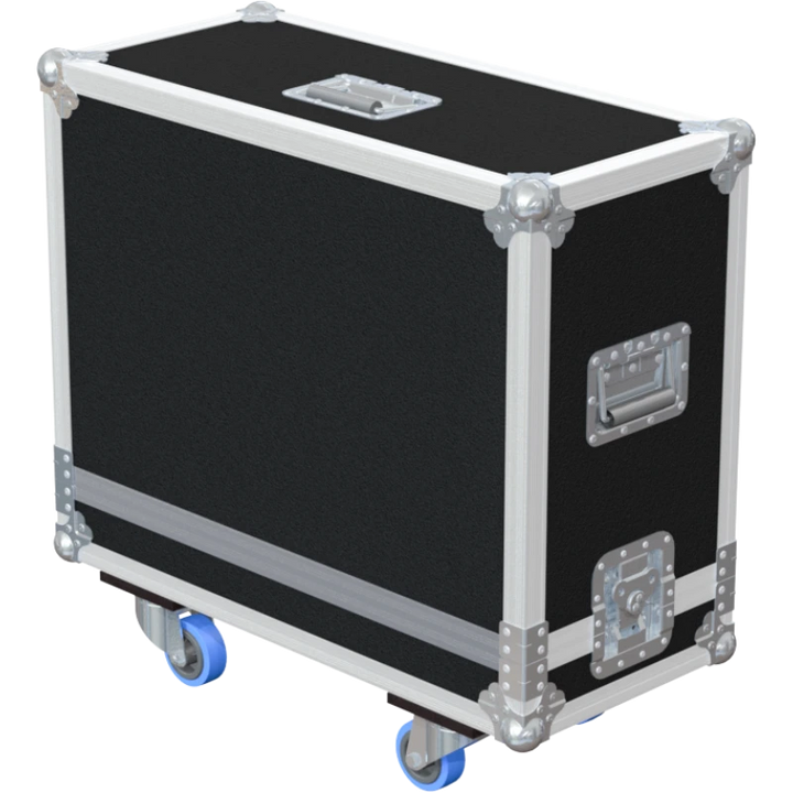 Rear view of the 65 Twin Reverb case showing the 10mm birch plywood and industrial structural build