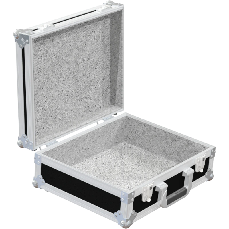 Empty interior of the 360x290x125mm case highlighting the protective lining and precision fit