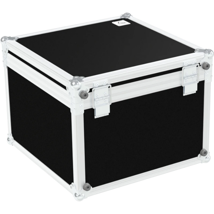 Rear view of the 385mm cubic Multicase PRO showing the 10mm birch plywood and industrial hardware