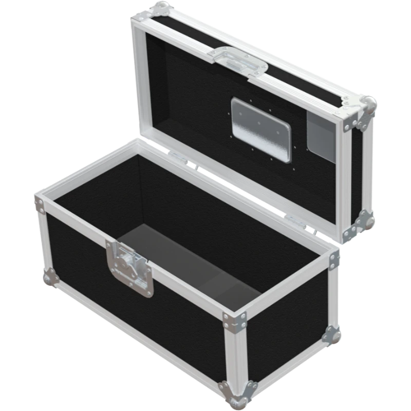 Empty interior of the 420x195x220mm case highlighting the protective lining and compact depth