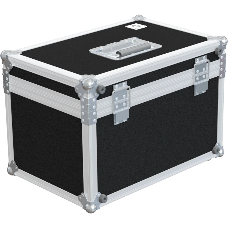 Rear view of the 420mm Multicase PRO showing the 10mm birch plywood and industrial hinges