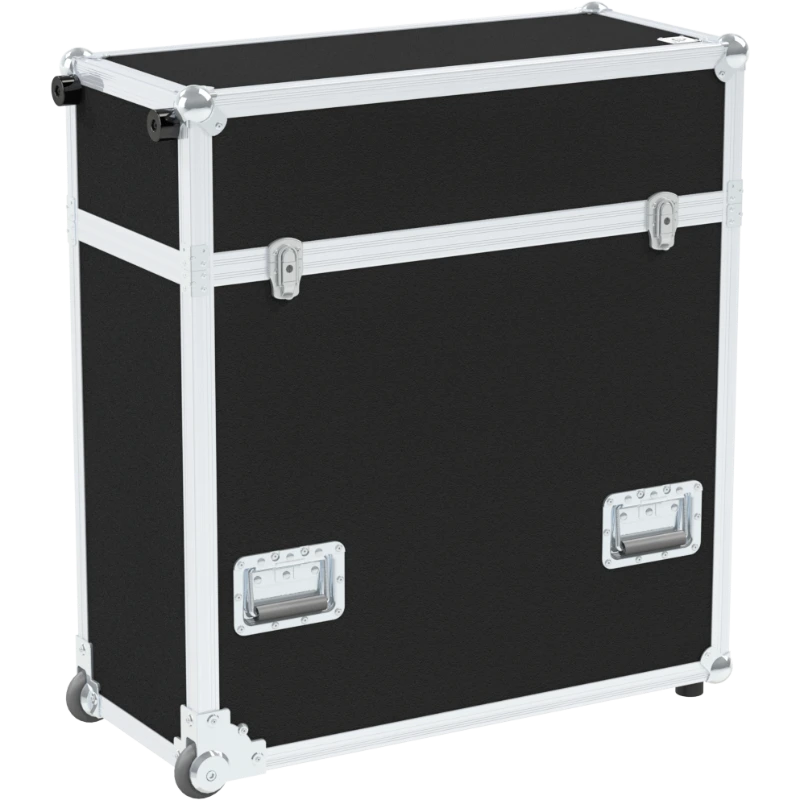 Front view of the professional Multicase PRO 770x320x780mm with trolley by ALP Flight Cases