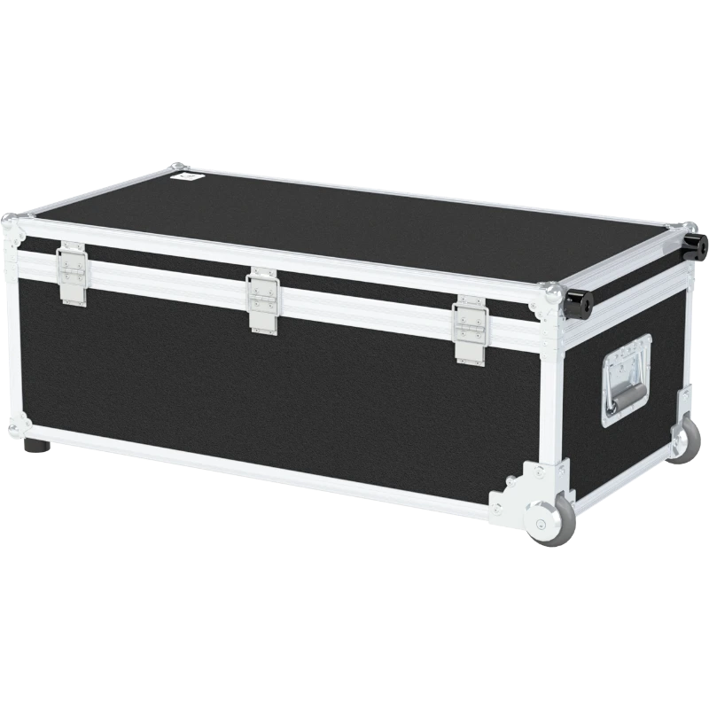 Rear view of the 850mm Multicase PRO showing the telescopic handle and 10mm birch plywood