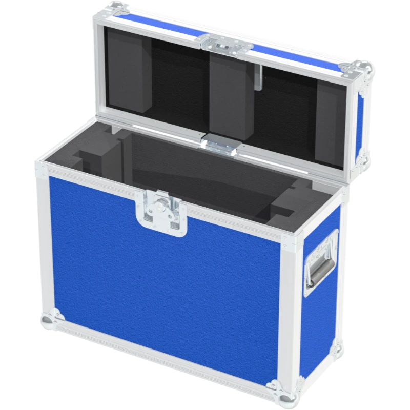 Empty interior of the iMac 21.5 case highlighting the custom CNC foam slots for keyboard and mouse