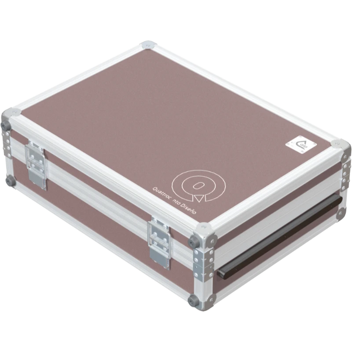 Close-up of the professional butterfly latches and reinforced corners on the ALP laptop series