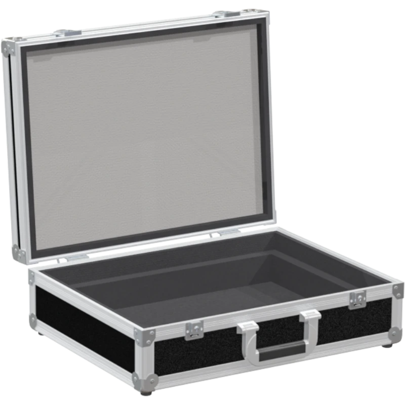 Multicase PRO open showing a professional laptop secured by high-density protective foam