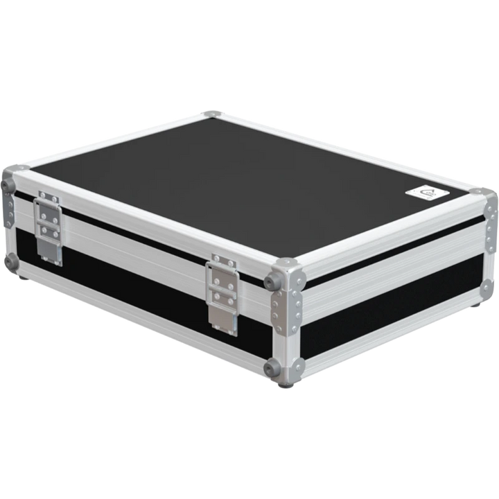 Rear view of the large laptop flight case showing the 10mm birch plywood and industrial build