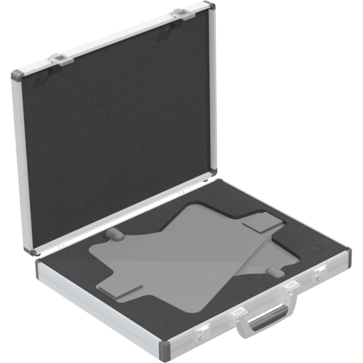 Two Shure UA874WB antennas safely secured in custom CNC-cut foam inside the N-CASE flight case