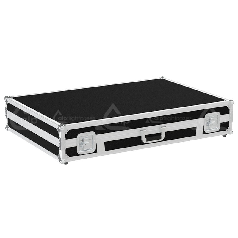 Front view of the professional heavy-duty flight case for Pioneer DDJ-RZX video DJ controller by ALP Flight Cases