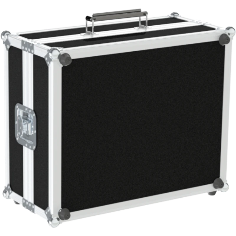 Rear view of the road case for Pioneer PLX-1000 showing heavy-duty hardware and 9mm birch plywood construction