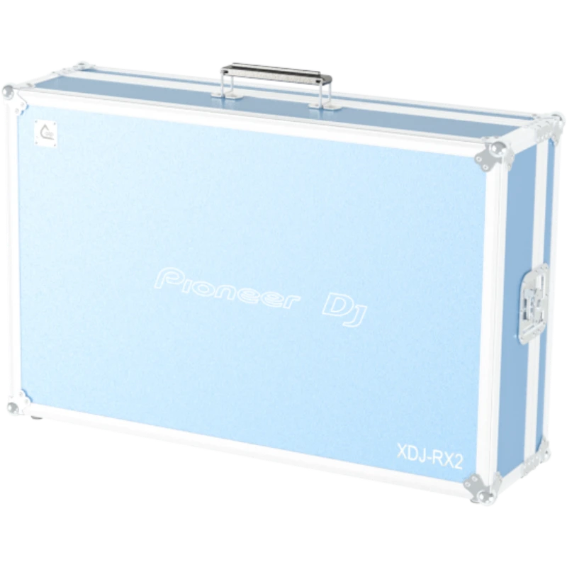 Front view of the professional touring flight case for Pioneer XDJ-RX2 all-in-one DJ system by ALP Flight Cases