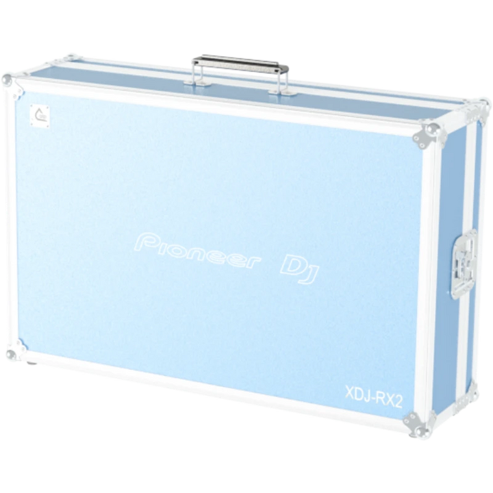Front view of the professional touring flight case for Pioneer XDJ-RX2 all-in-one DJ system by ALP Flight Cases