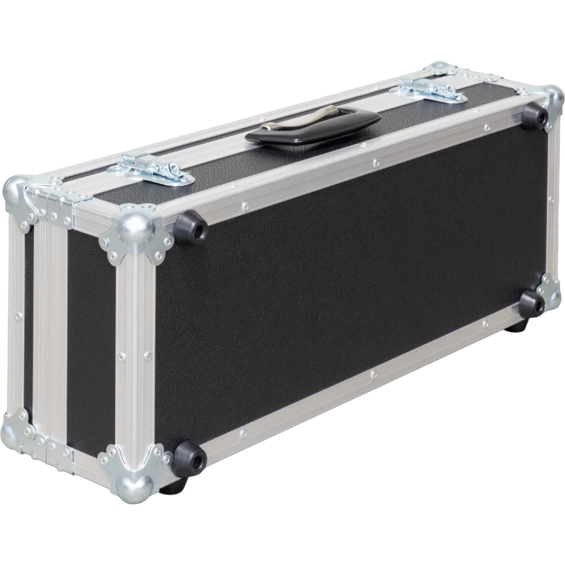 Side view of the AKG microphone case showing the 7mm thickness and industrial compact hardware