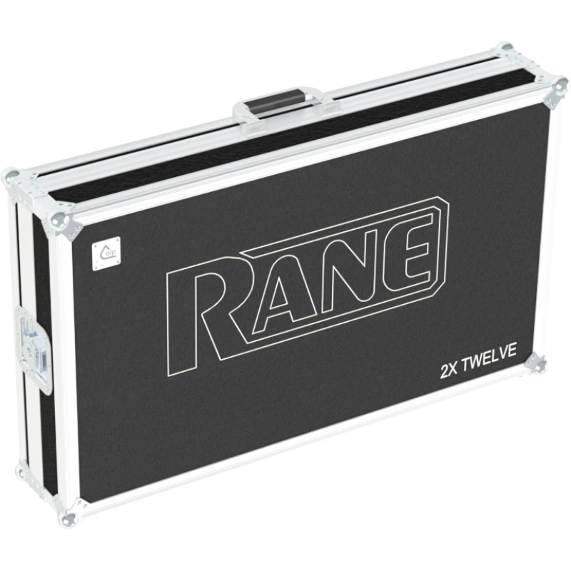Front view of the professional touring flight case for Rane Twelve motorized DJ controller by ALP Flight Cases