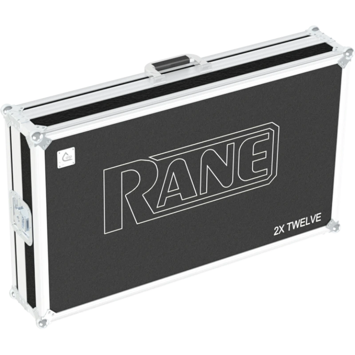 Front view of the professional touring flight case for Rane Twelve motorized DJ controller by ALP Flight Cases