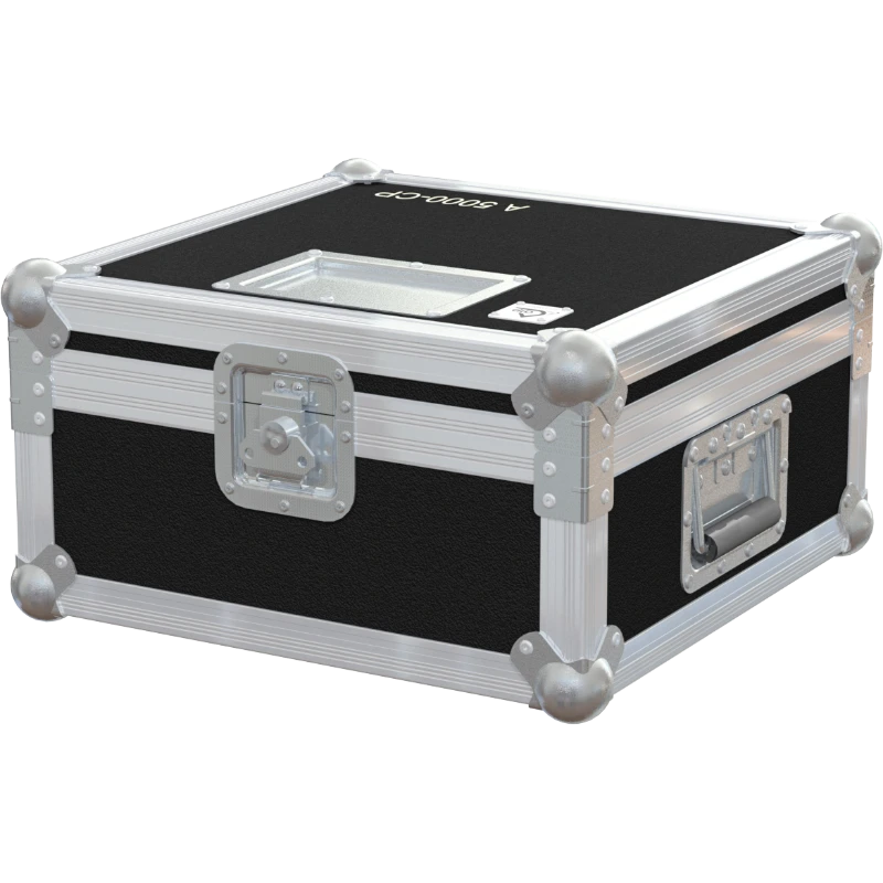 Front view of the professional flight case for Sennheiser A 5000-CP circularly polarized antenna by ALP Flight Cases