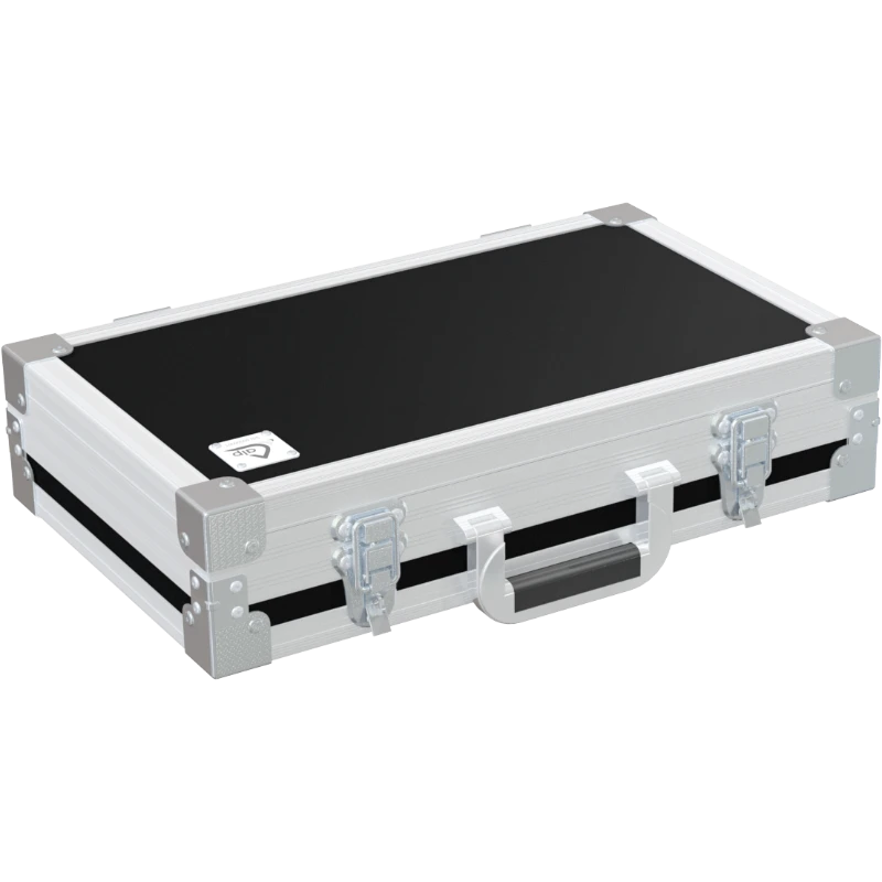 Front view of the professional touring flight case for Sennheiser EW G4 wireless microphone system by ALP Flight Cases