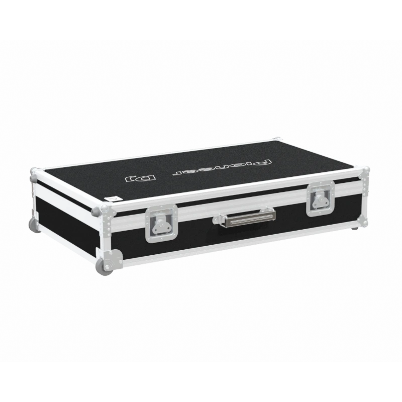 Front view of the professional DJ set flight case for 2x Pioneer XDJ-700 and 1x DJM-700 mixer by ALP Flight Cases