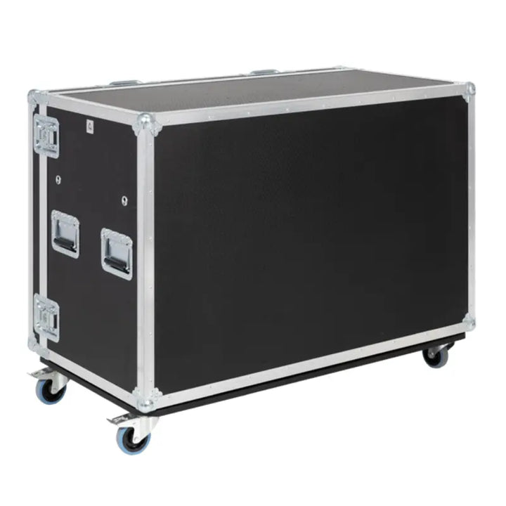 Rear view of the hybrid tool case showing the 10mm birch plywood and reinforced structural pillars