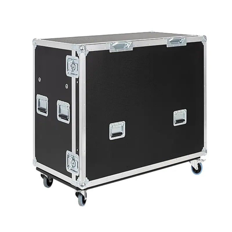 Front view of the professional Tool Case for 15x Euro Containers with a drawer-style system by ALP Flight Cases