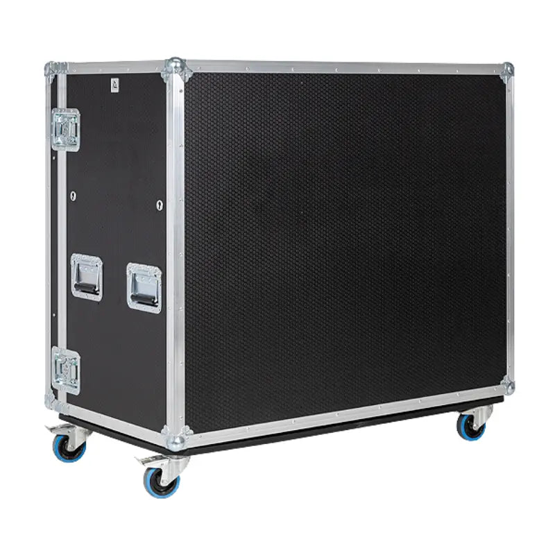 Rear view of the 15x Euro Container case showing the 10mm birch plywood and reinforced structural design