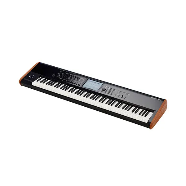 Standalone view of the massive Korg Nautilus 88-key workstation before packing