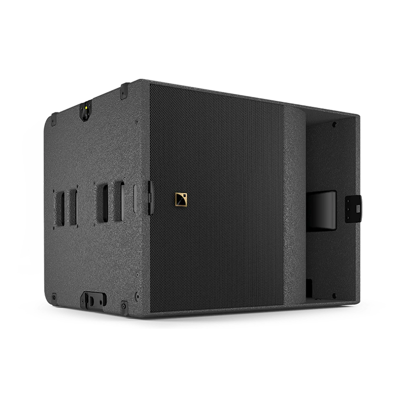 Standalone view of the L-Acoustics KS21 subwoofer, representing the audio equipment protected by ALP Bags