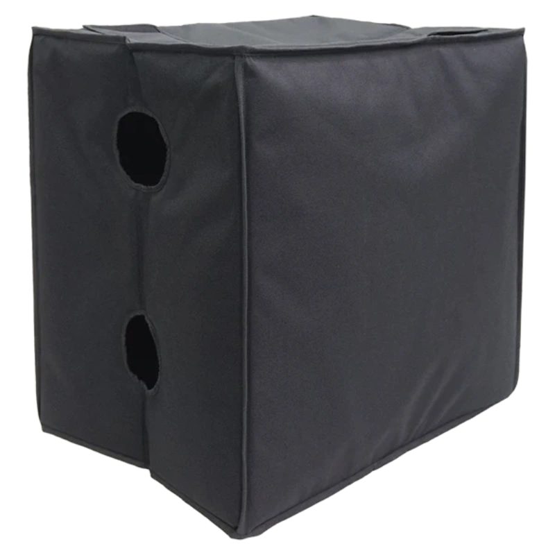 Rear and side view of the professional subwoofer cover showcasing the convenient handle openings for the L-Acoustics SB18