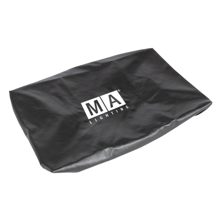 Professional custom fit synthetic leather cover front view, tailored for a MA Lighting grandMA3 onPC Command Wing by ALP Covers.