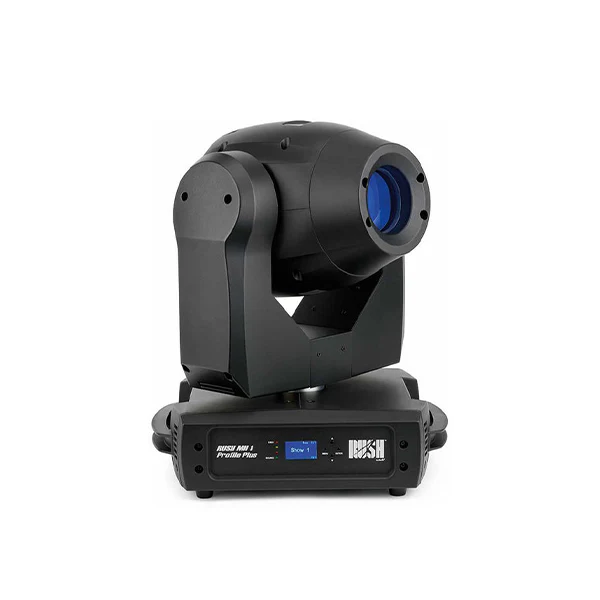 Standalone view of the Martin Rush MH1 moving head, representing the equipment protected by ALP Bags.