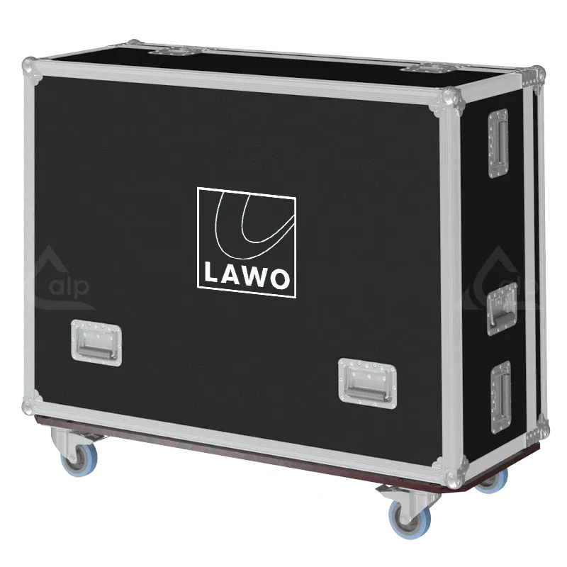 LAWO mc²36 THE ALL-IN-ONE PRODUCTION FLIGHT CASE LATERAL SIDE VIEW