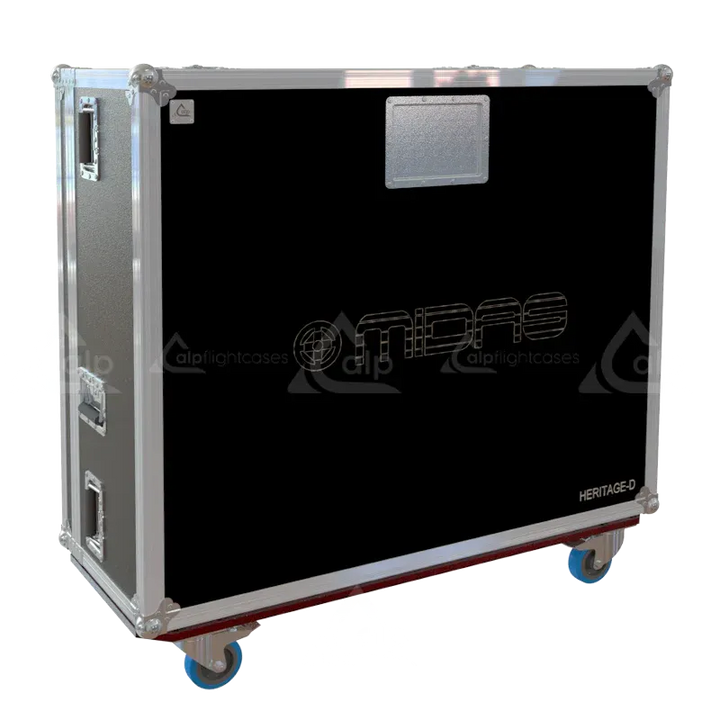 Midas Heritage Series III Case with Doghouse and Wheels closed lateral view