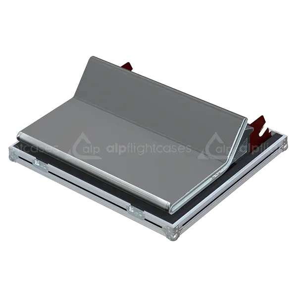MIDAS M32 SERIE II - REMOVABLE SKATE LATERAL SIDE VIEW FLIGHT CASE