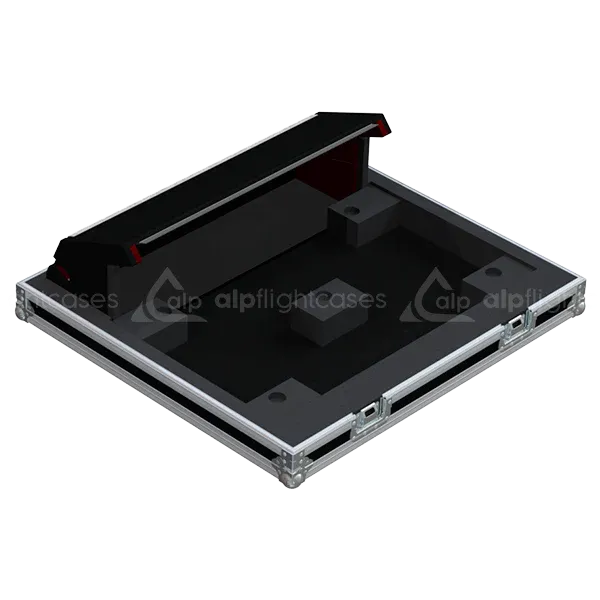 MIDAS M32 SERIE III - WHEELS LATERAL SIDE VIEW FLIGHT CASE