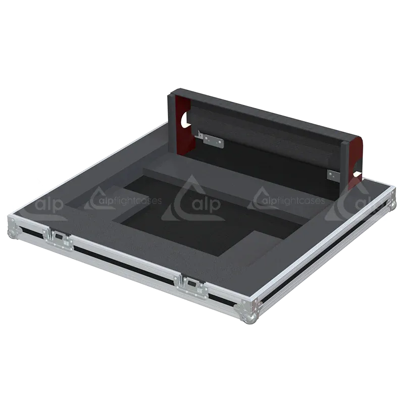 Midas PRO2C-CC Series II Case with Doghouse and Wheels interior foam lateral view top