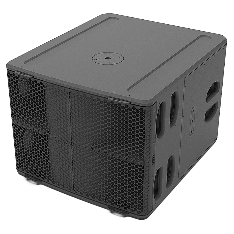 NEXO L15 subwoofer shown alone as reference for ALP custom bag compatibility