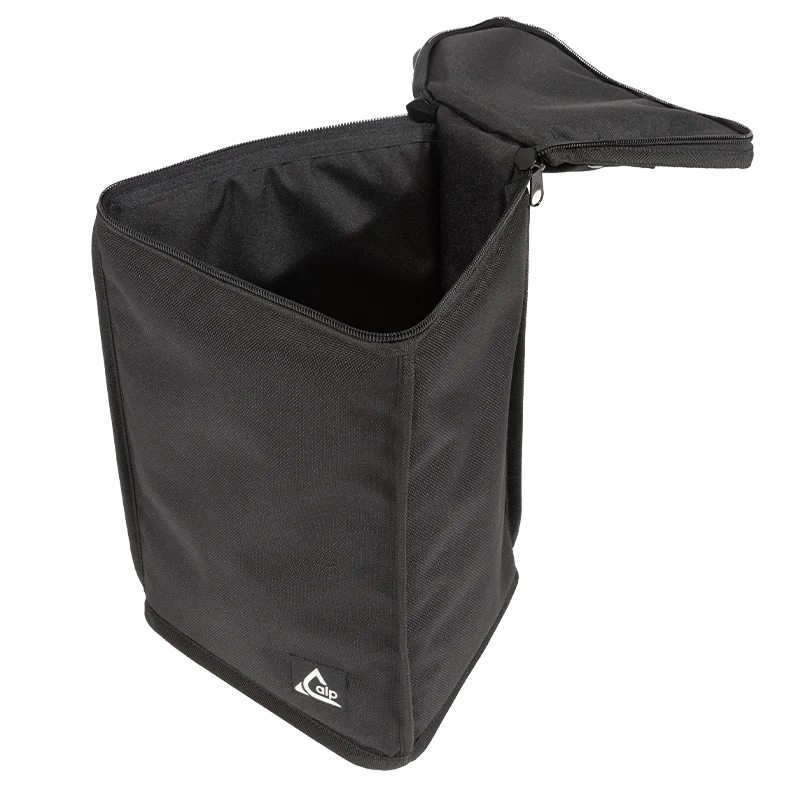 Interior view of the open bag highlighting the premium 11mm protective foam padding layout