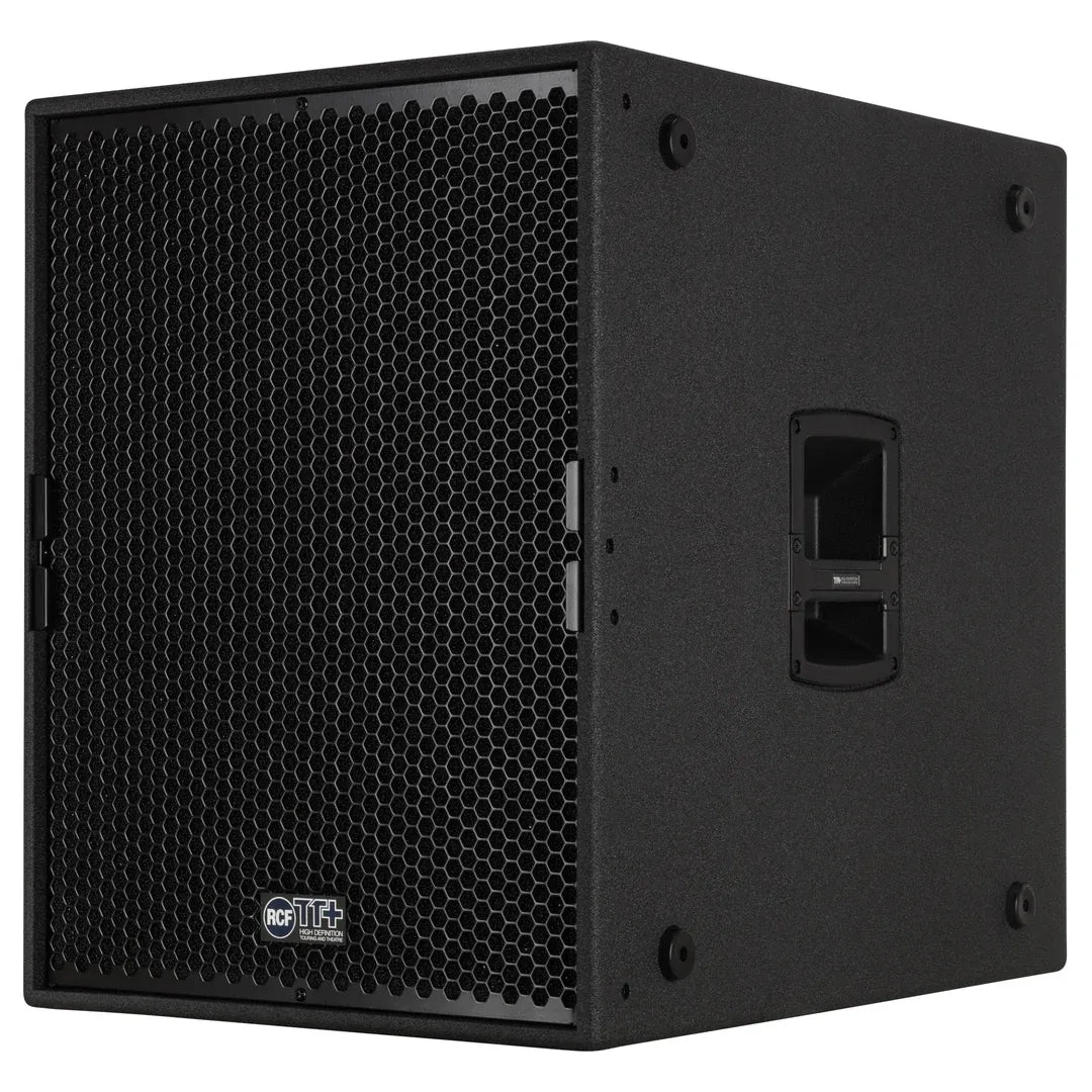 Standalone view of the RCF TTS 18-A II, representing the premium professional audio equipment protected by ALP Bags