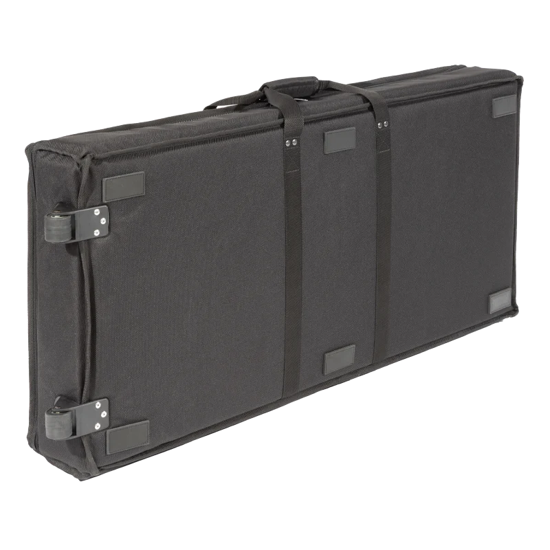 Rear view of the padded transport bag for the Roland Jupiter-X