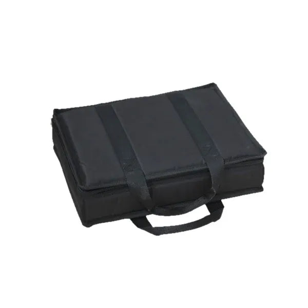Professional custom fit bag front view, featuring durable 1500 Denier Cordura for rigging sleeves and pins by ALP Bags