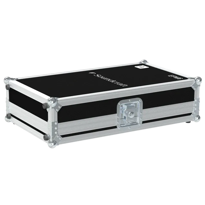 Soundcraft EPM6 Series II Flight Case lateral flight case side view
