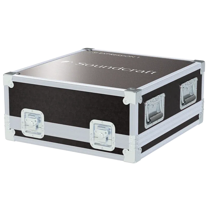 Soundcraft Si Expression 1 Digital Console Flight Case lateral side view flight case